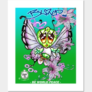 B - LOV'D - BE WORLD PEACE Posters and Art